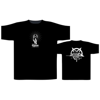 T-shirt  ขายดี เสื้อยืดลําลอง แขนสั้น พิมพ์ลาย Antaeus Cut Your Flesh Worship Satan S M L X สีดํา PJpakb69EOlffc34S-5XL