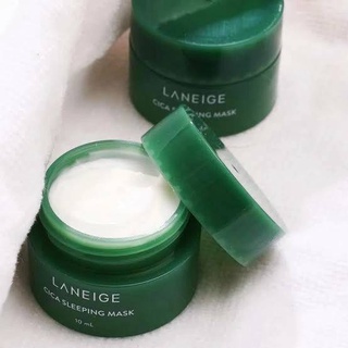 Laneige Cica Sleeping Mask 10ml. ลดสิว ลดริ้วรอย ดูแลผิวล้ำลึก