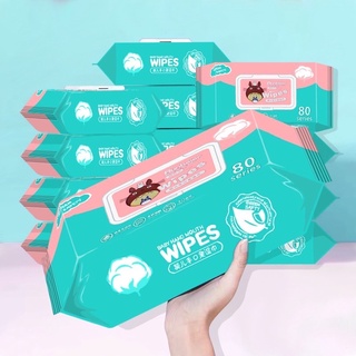 ทิชชูเปียก กระดาษเปียก Baby Wipes ทิชชู่เปียกทำความสะอาด กระดาษทิชชู่เปียก ผ้านุ่มชุ่มชื่น