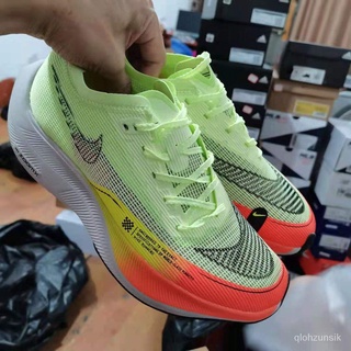 ของแท้รับประกัน Nike Zoomx Vaporfly NEXT% 2 รองเท้าผ้าใบ รองเท้าวิ่งมาราธอน รองเท้าลำลองชาย และหญิง รองเท้าผ้าใบ