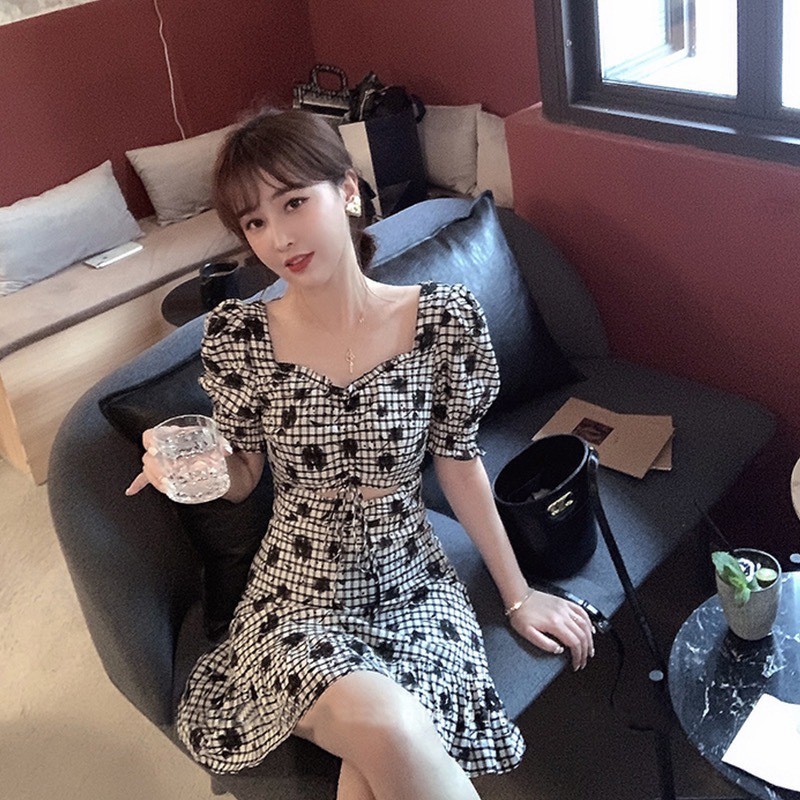 เดรส ลายตาราง 13AUG20