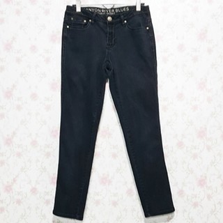 Canyon River Blues Jeans (J-067) กางเกงยีนส์มือสอง ผ้ายีนส์ สีดำ ไซด์ M