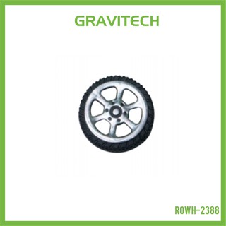 [Gravitechthai]20x8mm Wheel with 2mm Shaft - Black