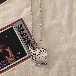 12120 Pokemon Pikachu Necklace Cute Japanese Sweater Chain