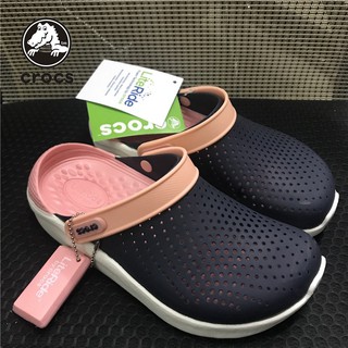 "Ready Stock"（blue&amp;pink）CROCS LiteRide Clog หิ้วนอกOutlet ถูกกว่าshop