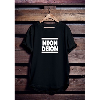 เสื้อยืดผ้าฝ้าย เสื้อยืด พิมพ์ลาย Neon Deion Sander Primetime Atlanta Distro สําหรับผู้ชาย ผู้หญิง