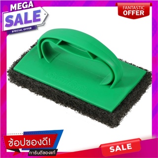 แปรงใยขัดล้างสุขภัณฑ์งานหนัก SCOTCH-BRITE สีดำ แปรงทำความสะอาด SCRUB CLEANING BRUSH HEAVY SCOTCH-BRITE BLACK อุปกรณ์ทำคว