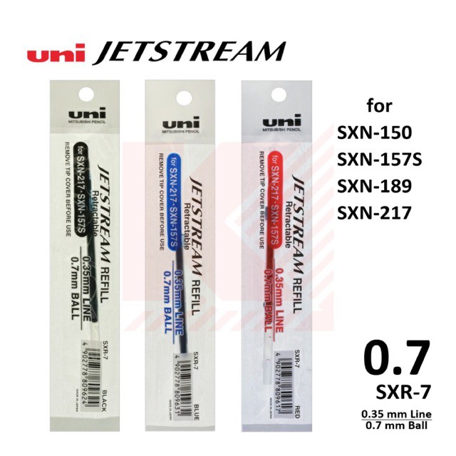 ไส้ปากกา Uni SXR-7 ขนาด 0.7 มม.(ใช้กับปากการุ่น SXN-217)