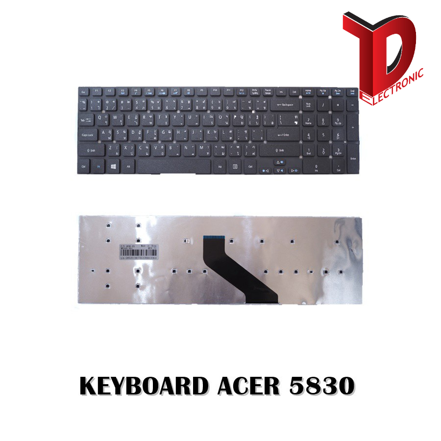 Tastiera Per Acer Aspire 5830T 5830G 5830TG 5755 5755G - Layout Spagnolo (Teclado) - Nero