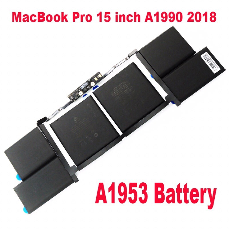 A1953 Pro 15 inch 2018 A1990 laptop battery