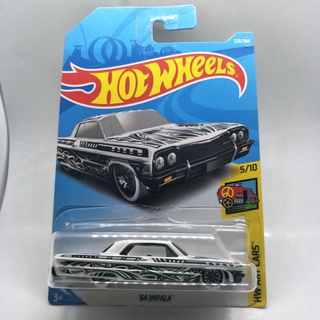 รถเหล็ก Hot wheels 64 impala (ib31)