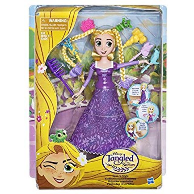 Disney Tangled The Series Spin 'n Style Princess Rapunzel Doll ตุ๊กตาเรพันเซล