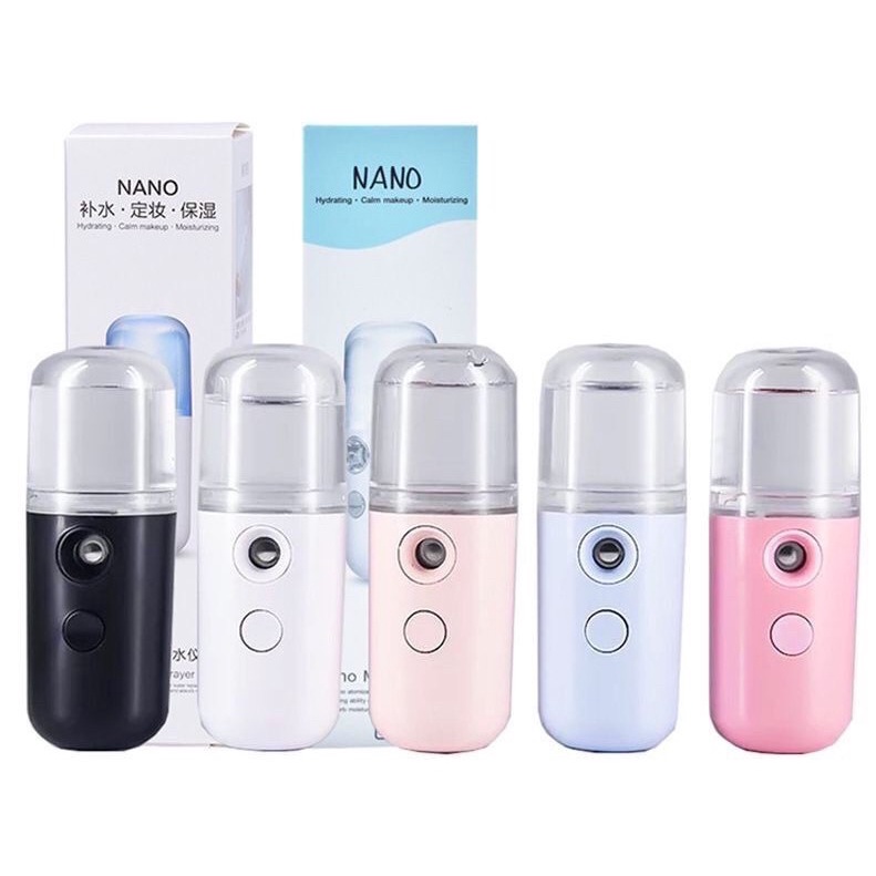 พร้อมส่ง เครื่องพ่นไอน้ำนาโน แบบพกพา พ่นหน้า เครื่องพ่นสเปรย์ความชื้น Nanometer spray
