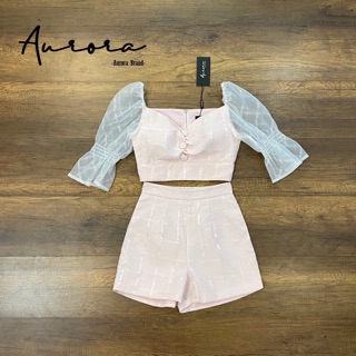 Set เสื้อ+กางเกงขาสั้น (XS/S/M/L) By Aurora