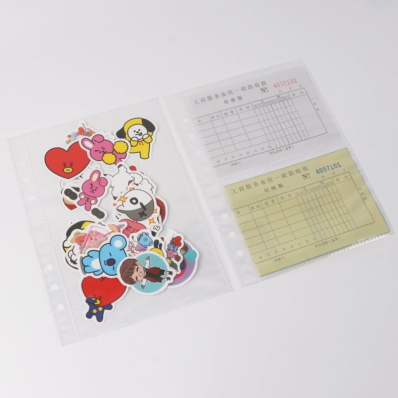 ชุดซองใส่แฟ้ม A5 10 ชิ้น สําหรับเก็บอัลบั้มรูปและเติมการ์ดด้านใน - รูปที่ 4