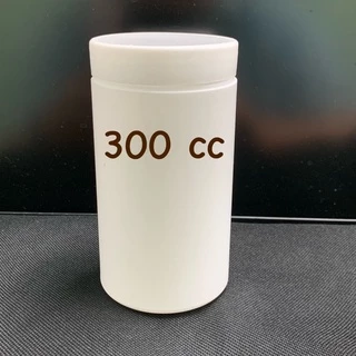 (แพ็คละ 10 ใบ) กระปุกพลาสติก ฝาเกลียว สีขาว 100 ml , 200 ml , 300 ml กระปุกยา
