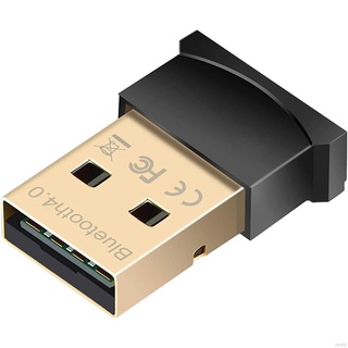 อะแดปเตอร์รับส่งสัญญาณบลูทูธไร้สาย USB สําหรับแล็ปท็อป PC รองรับ Windows 10 8 7 Vista XP เมาส์ และคีย์บอร์ด