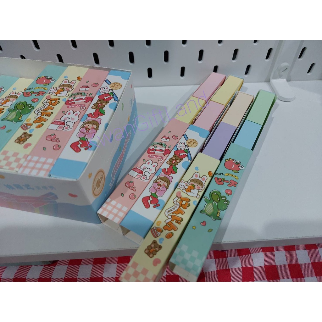 กระดาษ กระดาษโน๊ต Stiky Note YS427 โพสท์อิท มาในรูปแบบกล่องน่ารักๆ พกพาสะดวก แบนด์แท้จาก M&G