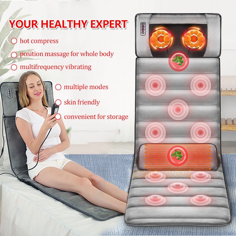 FULL BODY Massage Mat MultiFunctional Electric Shiatsu Heating Massage
