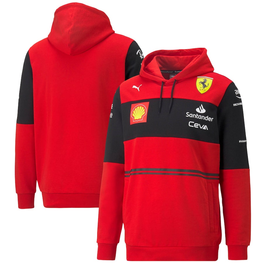 เสื้อแจ็กเก็ตกันหนาว มีฮู้ด สําหรับขี่จักรยานเสือภูเขา Ferrari 2022f1