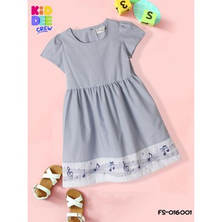 KiddeeCrew ชุดกระโปรงเด็กสีริ้วกรม Navy Fine stripe dress เหมาะสำหรับอายุ 1-8 ปี