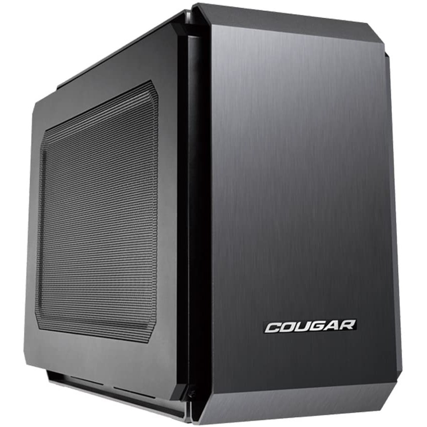 COUGAR MINI ITX CASE QBX Support for PS2 ATX Power Supply Units, graphics cards length 350mm