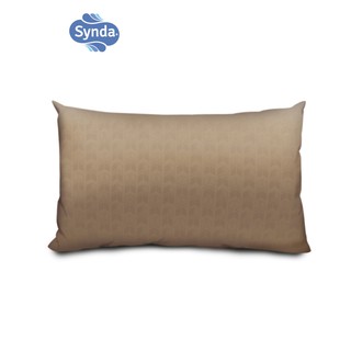 [แพ็คคู่] Synda ปลอกหมอน Jacquard 500 เส้นด้าย รุ่น Meridian น้ำตาล