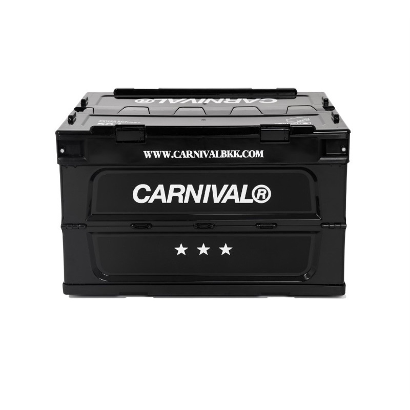 CARNIVAL X Tower Box Folding Container 50L (BLACK)