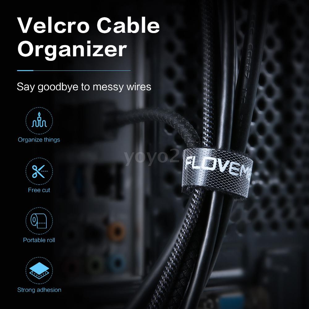 Cable Organizer Nylon USB Cord Ties Wire Winder Clip Cable Holder ...