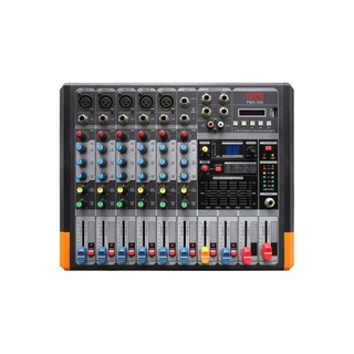 NTS PMX-306 เพาเวอร์มิกเซอร์ 5 โมโน 1 สเตอริโอ + FX/USB/BT พร้อมแอมป์ขยาย 110 วัตต์