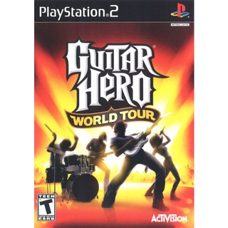 Guitar Hero World Tour (USA) PS2 แผ่นเกมps2 แผ่นไรท์ เกมเพทู