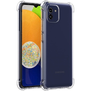 สําหรับ Samsung Galaxy A03 คริสตัลใส เคสป้องกันรอยขีดข่วน เคสโทรศัพท์ TPU กันกระแทก