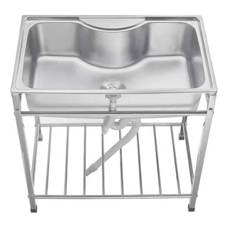 Sink stand FREESTANDING SINK 1B TECNOSTAR TT 8050 S STAINLESS STEEL Sink device Kitchen equipment อ่างล้างจานขาตั้ง ซิงค