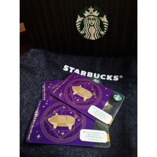 Starbucks Korea 2019 Year of the Pig Purple PIG Card Limited Edition New Year