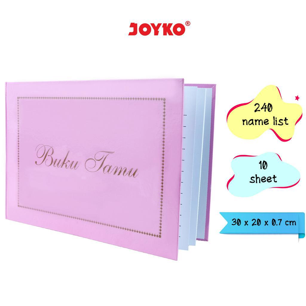 Joyko GB-2030-5 หนังสือเยี่ยมรายการเชิญสีชมพู