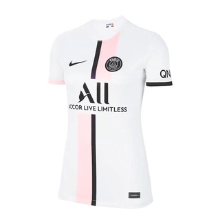 เสื้อกีฬาแขนสั้น ลายทีม PSG 2021/22 สําหรับผู้หญิง