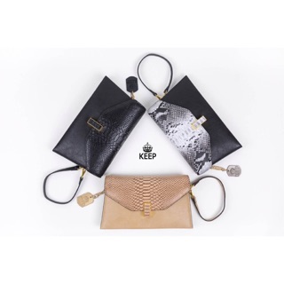 KEEP Clutch bag with strap