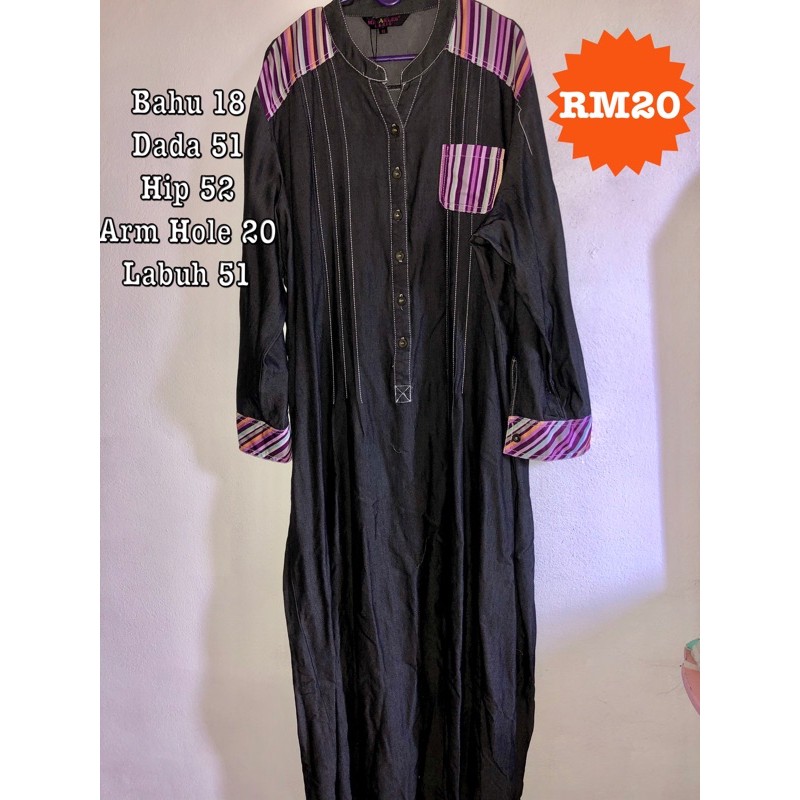 Woman Jubah Dress Plussize