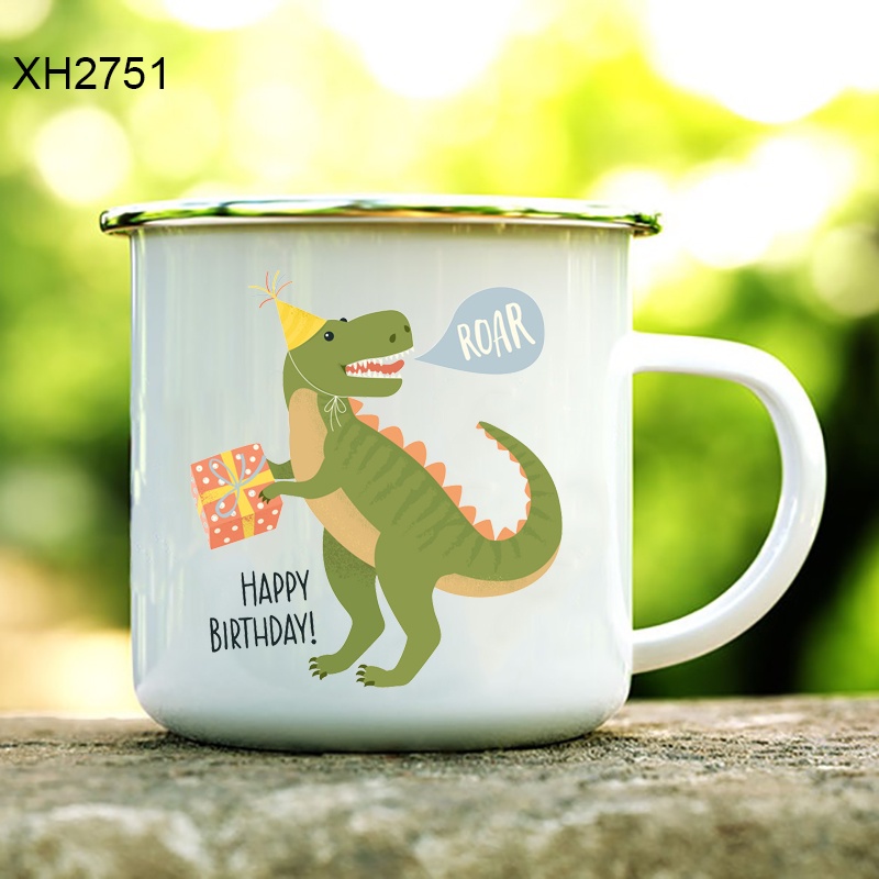 แก้วใส่เครื่องดื่ม ลายการ์ตูนไดโนเสาร์น่ารัก สําหรับเด็กผู้ชาย และเด็กผู้หญิง - รูปที่ 5