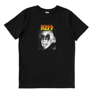 Kiss - EINSTEIN สีดํา | เสื้อยืด พิมพ์ลายวงดนตรี | Merch เครื่องดนตรี | Unisex | วงดนตรีเมอร์ช | เสื้อยืด พิมพ์ลายดนตรี | ร็อคคลาสสิก