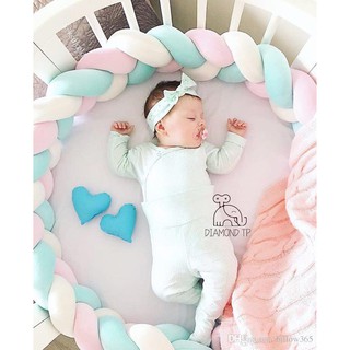 On Cloud Baby เบาะกั้นขอบเตียง ที่กันกระแทกขอบเตียง หมอนเปีย Crib Bumper