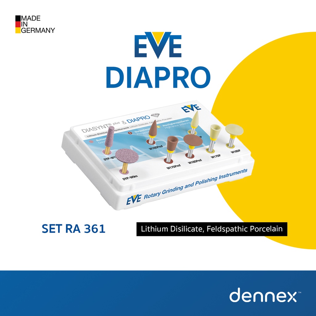 ชุดหัวขัด EVE " DIAPRO " Set RA 361