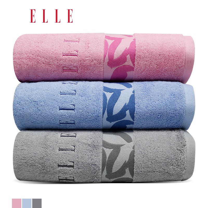 ELLE Towel ผ้าขนหนู ผ้าเช็ดตัว ขนาด 70x135 cm. รุ่น Feather Soft [TEC04070]