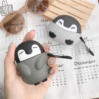 เคสแอร์พอร์ต เคสairpods เคสการ์ตูนน่ารัก เพนกวิน เคสซิลิโคนอ่อนสำหรับAirpods 1/2/gen1/gen2 Airpods Pro  Airpods 3