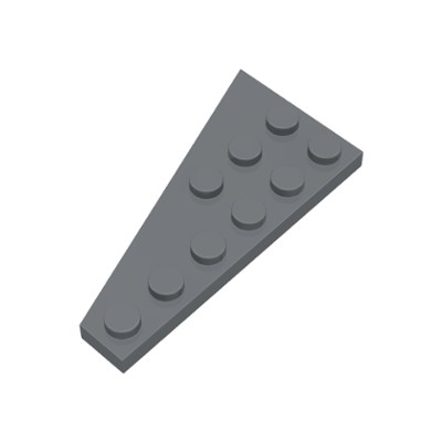 [510] ชิ้นส่วนเลโก้ Lego Part Wedge, Plate 6 x 3 Right (54383) ราคา/ชิ้น