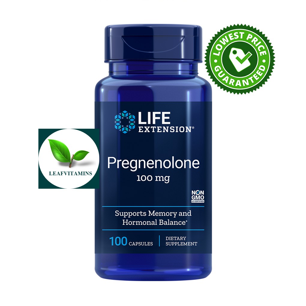 Life Extension Pregnenolone 100 mg / 100 Capsules