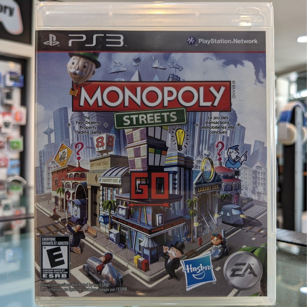 (ภาษาอังกฤษ) มือ1 PS3 Monopoly Streets แผ่นPS3 เกมPS3 (เล่น2คนได้ เกมเศรษฐี เกมกระดาน Monopoly Street)