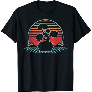 [S-5XL]GILDAN เสื้อยืด พิมพ์ลายต้นไม้ ต้นบอนไซ สไตล์วินเทจย้อนยุค 80S ของขวัญ สําหรับทุกเพศ