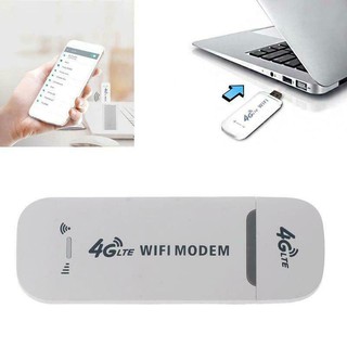 4 G LTE 150 Mbps Mini WiFi Modem USB Network Card Unlocked Dongle สีขาว