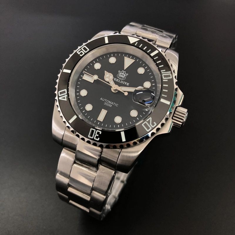 🇹🇭มสต็อกในประเทศไทย🇹🇭 SteelDive 1953 automatic diver watch 300m waterproof, Japanese Seiko NH35, Sapphire Glass